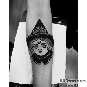 32 Marvelous Witch Tattoos for Halloween  Best Tattoo Ideas Gallery_17
