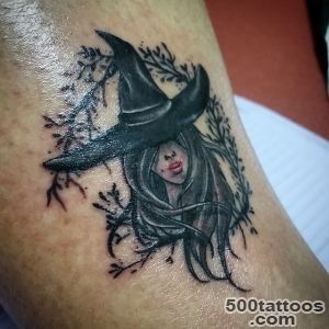 32 Marvelous Witch Tattoos for Halloween  Best Tattoo Ideas Gallery_49