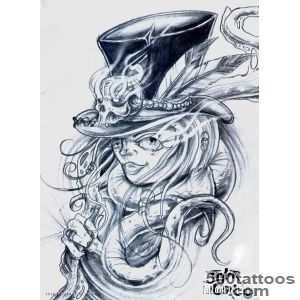 Pin Witch Tattoo I Want Something Like This But With A Black Cat _24