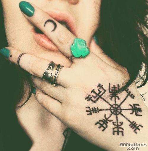 runic witch tattoo by Mary Linde  We Heart It_29