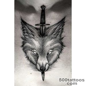 25 Amazing Geometric amp Dotwork Wolf Tattoos   TattooBlend_49