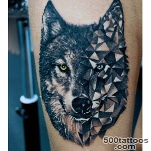 70 Wolf Tattoo Designs For Men   Masculine Idea Inspiration_5