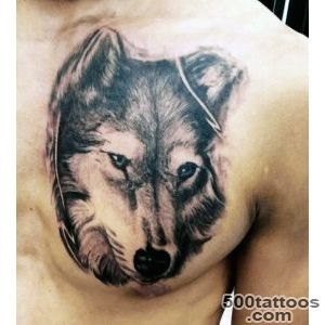 70 Wolf Tattoo Designs For Men   Masculine Idea Inspiration_46