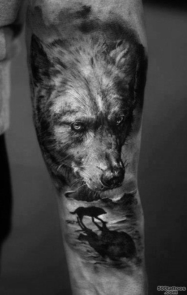 55 Wolf Tattoo Designs  Art and Design_4