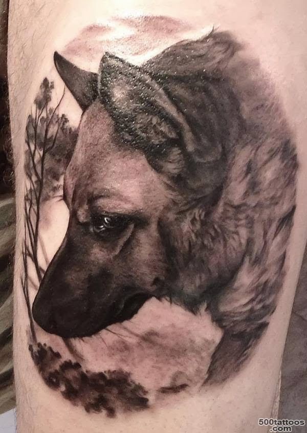 55 Wolf Tattoo Designs  Art and Design_45