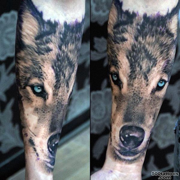 70 Wolf Tattoo Designs For Men   Masculine Idea Inspiration_14