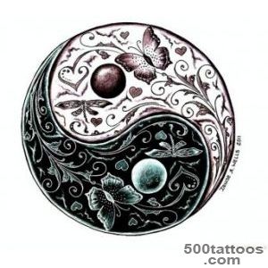 30 Cool Yin Yang Tattoos   Perfect Designs amp Ideas  BestPickr_6