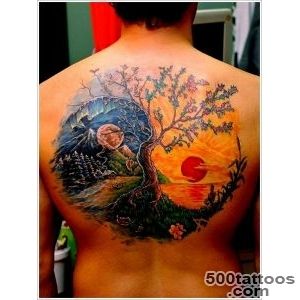 40+ Amazing Yin Yang Tattoo Designs_44