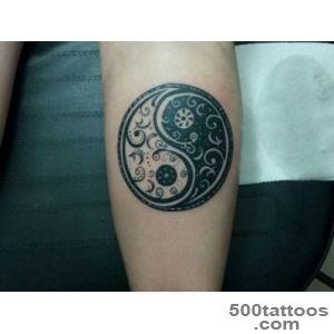 45 Creative Images of Yin Yang Tattoos_13