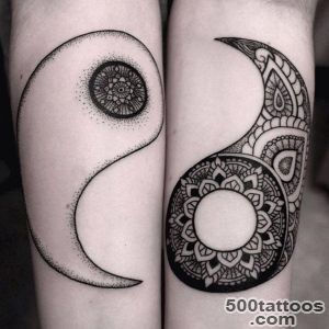 50 Mysterious Yin Yang Tattoo Designs  Art and Design_1