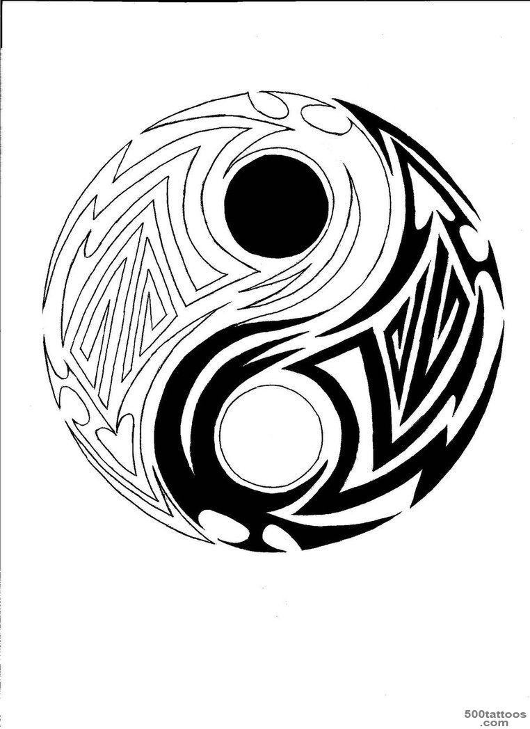 10+ Awesome Yin Yang Tattoo Designs And Ideas_30