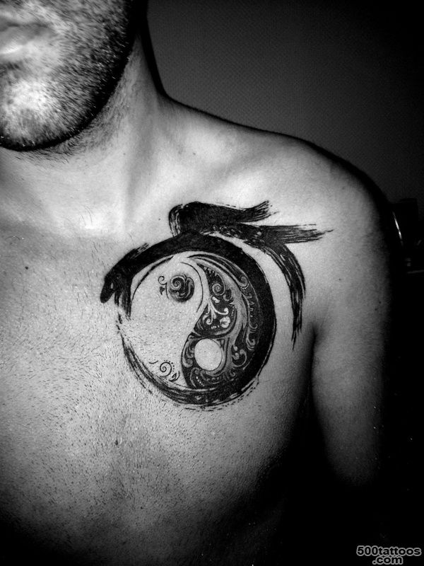 45 Creative Images of Yin Yang Tattoos_7