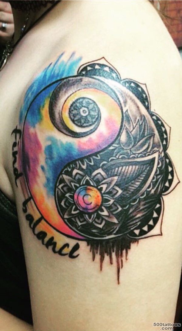 50 Mysterious Yin Yang Tattoo Designs  Art and Design_21