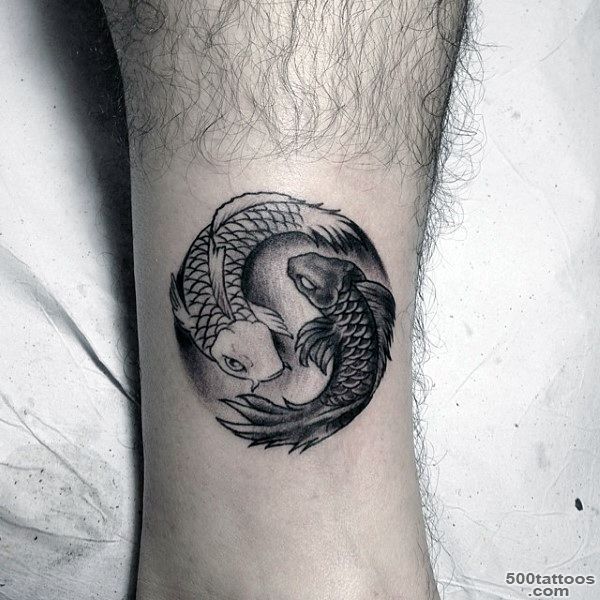 60 Yin Tang Tattoos For Men   Contrasting Chinese Designs_19