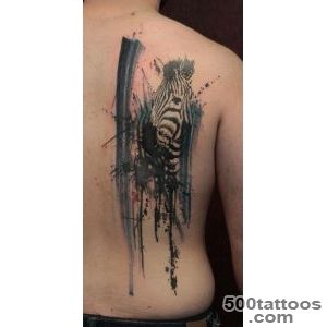 Amazing Zebra Print Tattoos Ideas and Designs_24