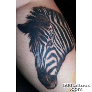 Cute funny cartoon zebra tattoo   Tattooimagesbiz_37