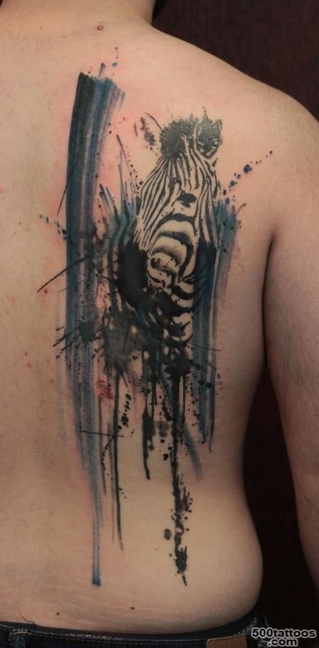Amazing Zebra Print Tattoos Ideas and Designs_24