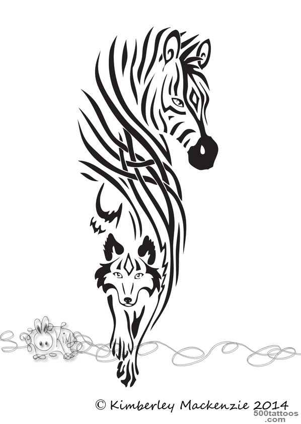 Zebra tattoo by Darkrabbitdesigns on DeviantArt_3